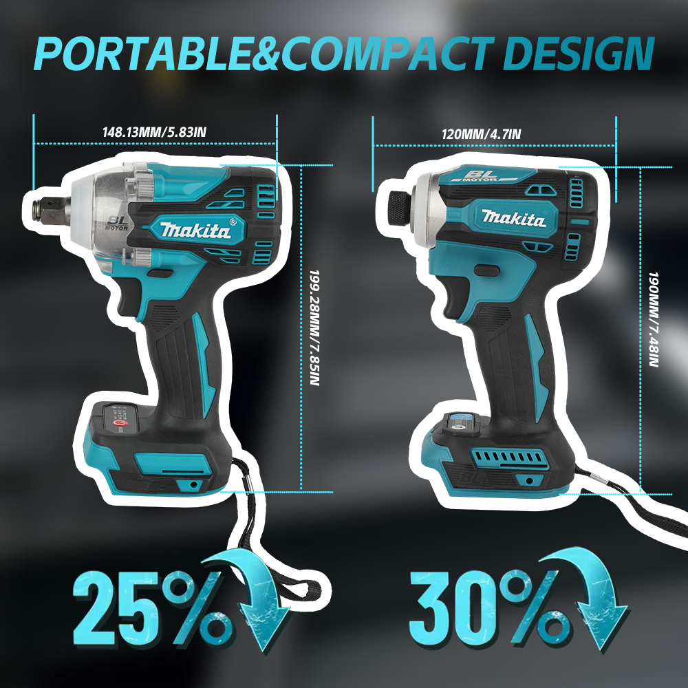 Makita Drill Dtw300 - 마키타 DTW300 브러시리스 충전식 임팩트 전동